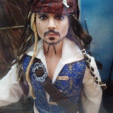 Captain Jack Sparrow, Johnny Depp (Капитан Джек Воробей, Джонни Депп) Barbie Mattel