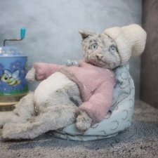 Котик авторский ручная работа