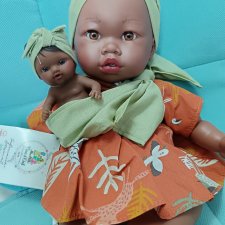 Кукла Nines d’onil Alika мулатка
