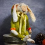 Зайка тедди ручная работа