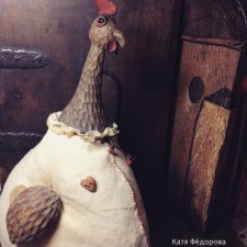 Моя игрушка из дерева курочка Буба