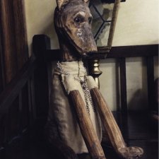 Пёс деревянный по имени Салатик