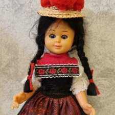 Винтажная швецарская (?) девочка