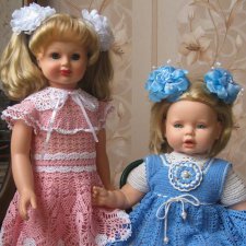 Куклы фабрики "Весна" Снежана и Анечка