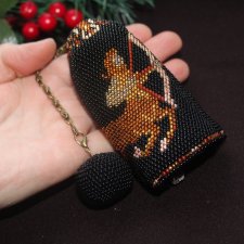 Ключница из бисера