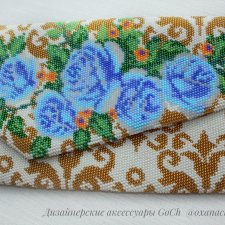 Заготовка для сумочки из бисера