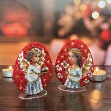 Ангелочки. Вышивка бисером