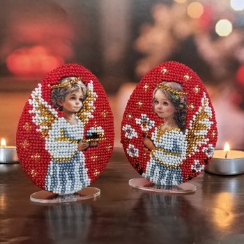 Ангелочки. Вышивка бисером