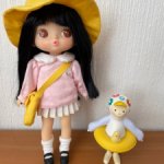 Кукла Popo&Milk с фигуркой от студии Sueno desing, одним лотом