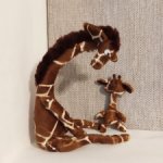 Интерьерные игрушки - Жирафа и жирафик