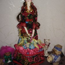 Кукла тильда, цыганка Зара