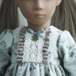 Уютные платья для кукол Sasha doll