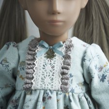 Уютные платья для кукол Sasha doll