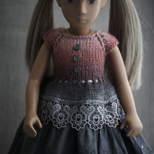 Платье для Sasha doll и кукол с подобными размерами
