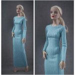 Платье макси для Тоннер 16" и кукол аналогичного формата