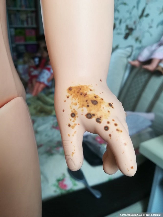 Печалька — Чистка и лечение кукол: как убрать пятна (фото 3)