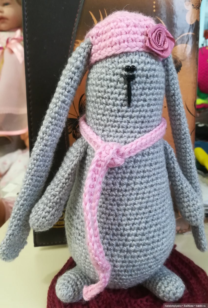 А теперь зайчики — Вязаные игрушки и амигуруми: крючком (фото 9)