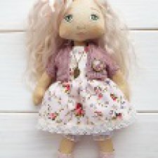 Кукла из ткани ручной работы Соня