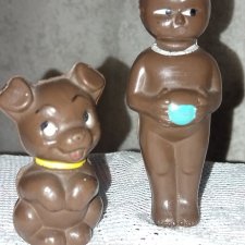 негритянка ,песик