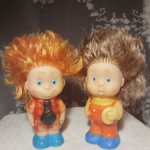 резиновые игрушки из серии Незнайка и его друзья