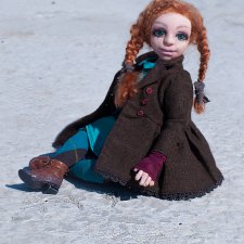 Анетка. Текстильная девчушка