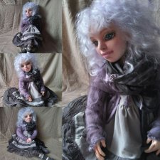 Это опять из серии: текстильная подвижная кукла. Меня зовут Василиса или просто Вася