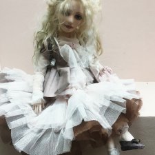 Фея. Текстильная шарнирная кукла