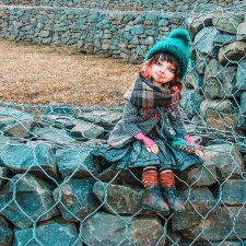 Всё по-взрослому... Текстильная кукла Глаша