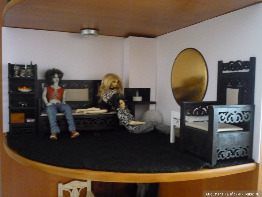 Румбокс. Черно-белый — Румбоксы и кукольные интерьеры: фото