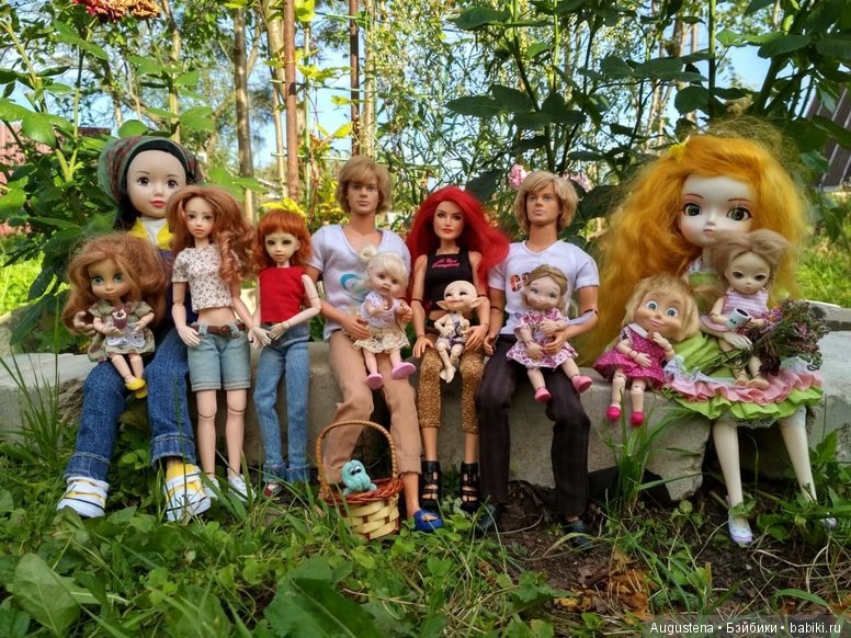 Лето, дача, куклы! Вот оно, счастье