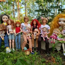 Лето, дача, куклы! Вот оно, счастье!
