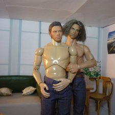 Дорогие дамы, принимайте поздравление от моих мужчин