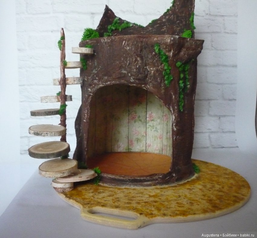 Домик в пеньке для реалика