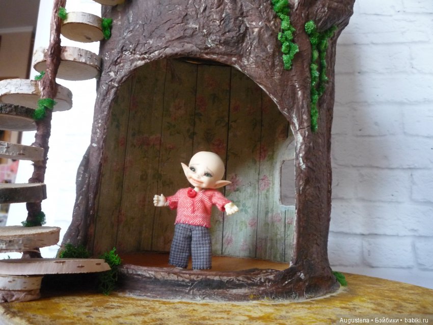 Домик в пеньке для реалика (фото 6)