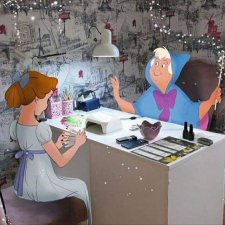 Восстановление чайного шкафчика