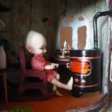 Печка " буржуйка" для реалика