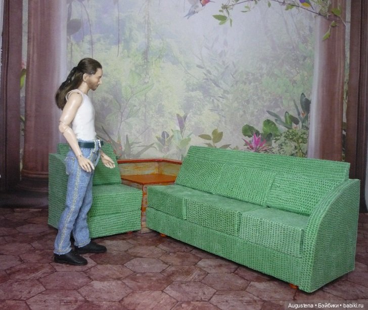 Большой диван для гостиной 1/12 | Бэйбики Большой диван для гостиной 1/12