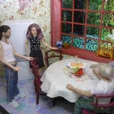 Обед в Счастливом Доме на костях