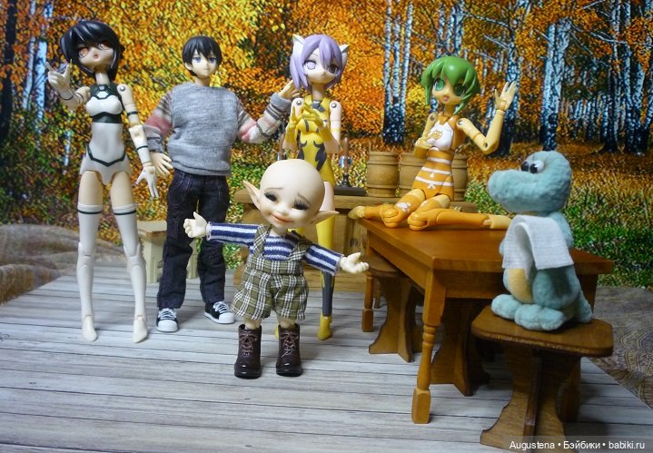 Из жизни миниатюрных — Разные шарнирные куклы (не БЖД): редкие