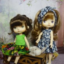 Девочку себе нарисовала