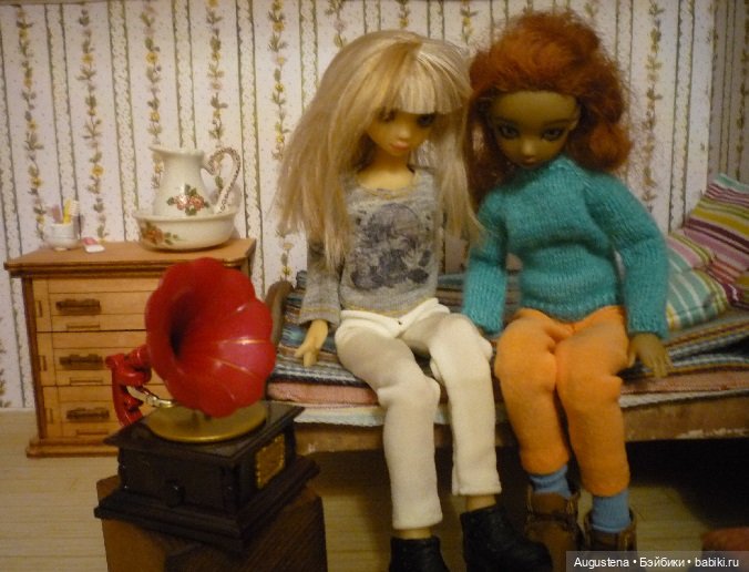 Осенние дни Коти и Алисы — Домашние фото авторских кукол: личные коллекции (фото 8)