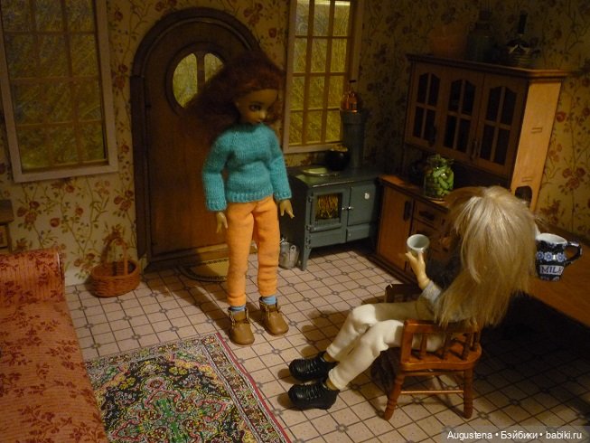 Осенние дни Коти и Алисы — Домашние фото авторских кукол: личные коллекции (фото 3)