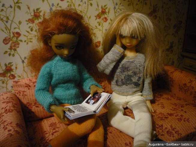 Осенние дни Коти и Алисы — Домашние фото авторских кукол: личные коллекции