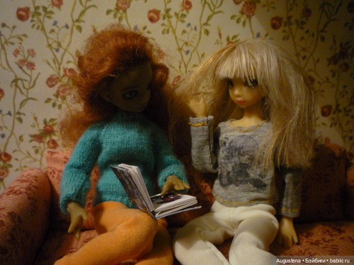 Осенние дни Коти и Алисы — Домашние фото авторских кукол: личные коллекции (фото 2)
