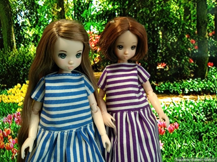 Летнее в полоску — Одежда и обувь для кукол своими руками: фото (фото 7)