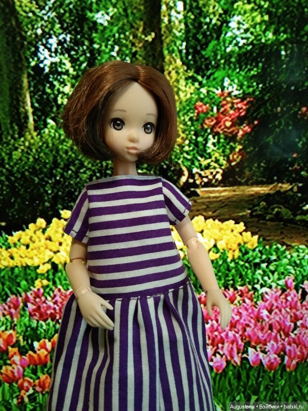 Летнее в полоску — Одежда и обувь для кукол своими руками: фото (фото 10)