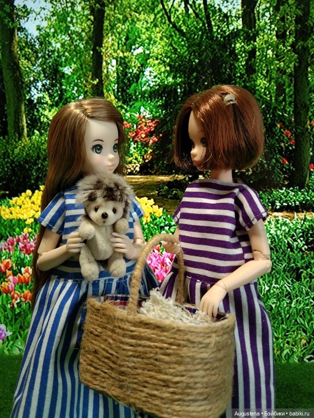 Летнее в полоску — Одежда и обувь для кукол своими руками: фото (фото 3)