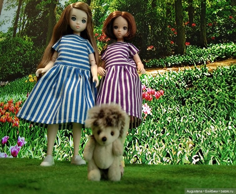 Летнее в полоску — Одежда и обувь для кукол своими руками: фото (фото 8)