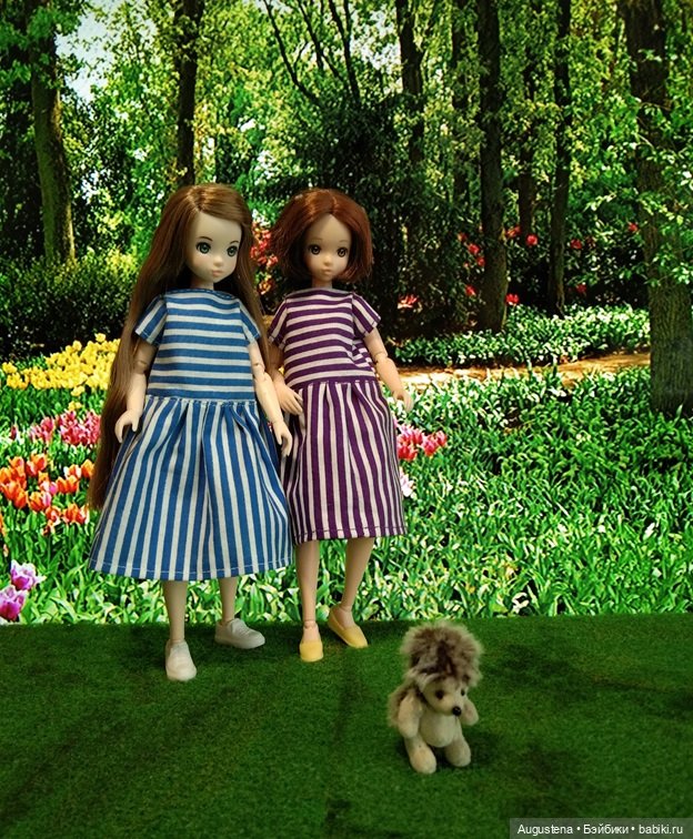 Летнее в полоску — Одежда и обувь для кукол своими руками: фото (фото 6)