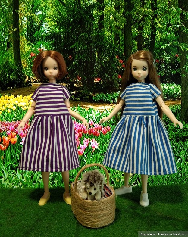 Летнее в полоску — Одежда и обувь для кукол своими руками: фото